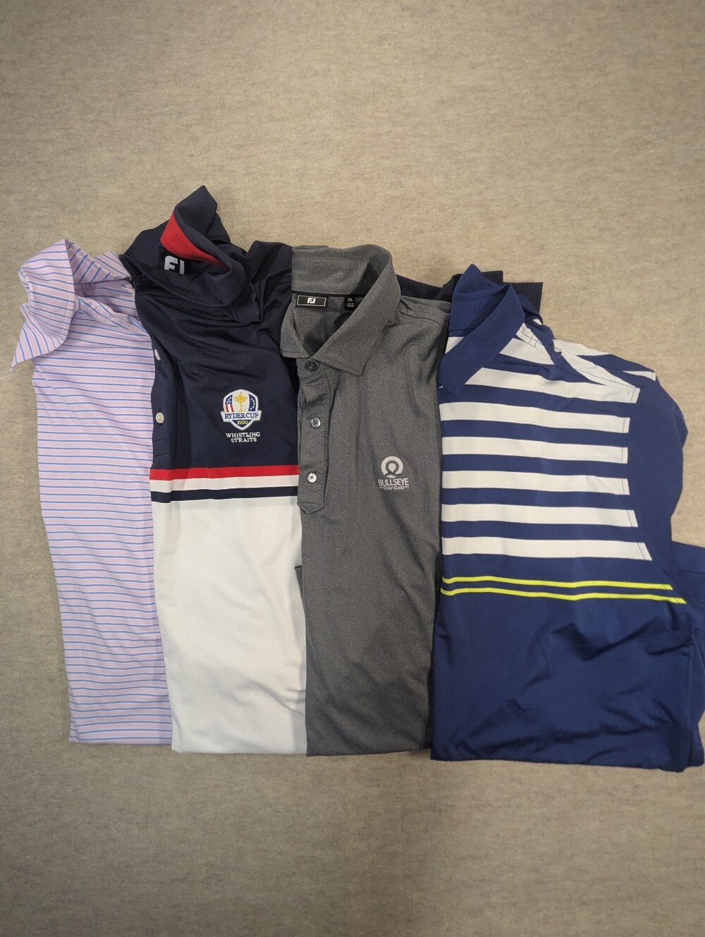 Set Of 4 - 2XL FootJoy Performance Golf Polo Shirts Like NEW Men's Sport Pack